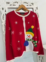 Load image into Gallery viewer, Hampshire Embroidered Christmas Sweater-Bust 42