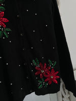 Load image into Gallery viewer, Victoria Jones Embroidered Vintage Sweater-Bust 42