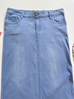 Load image into Gallery viewer, Denim Skirt-Waist 34