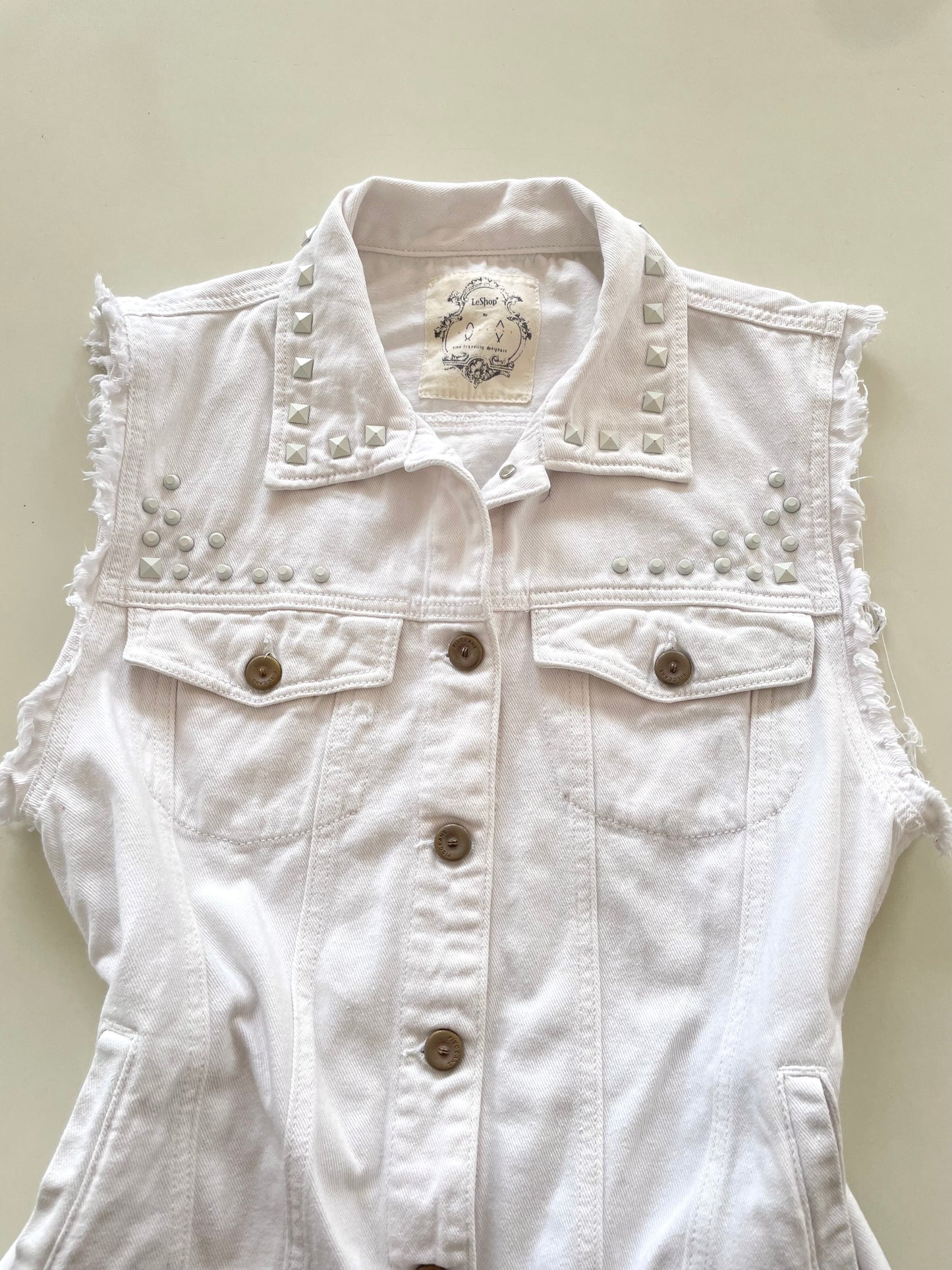 Leshop Denim Vest-Chest 38