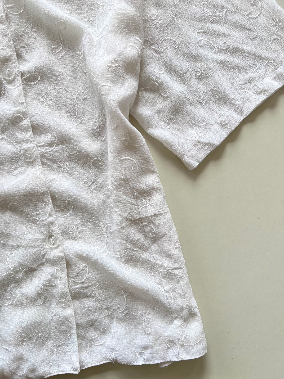 Paisley Embroidered Shirt-Bust 52