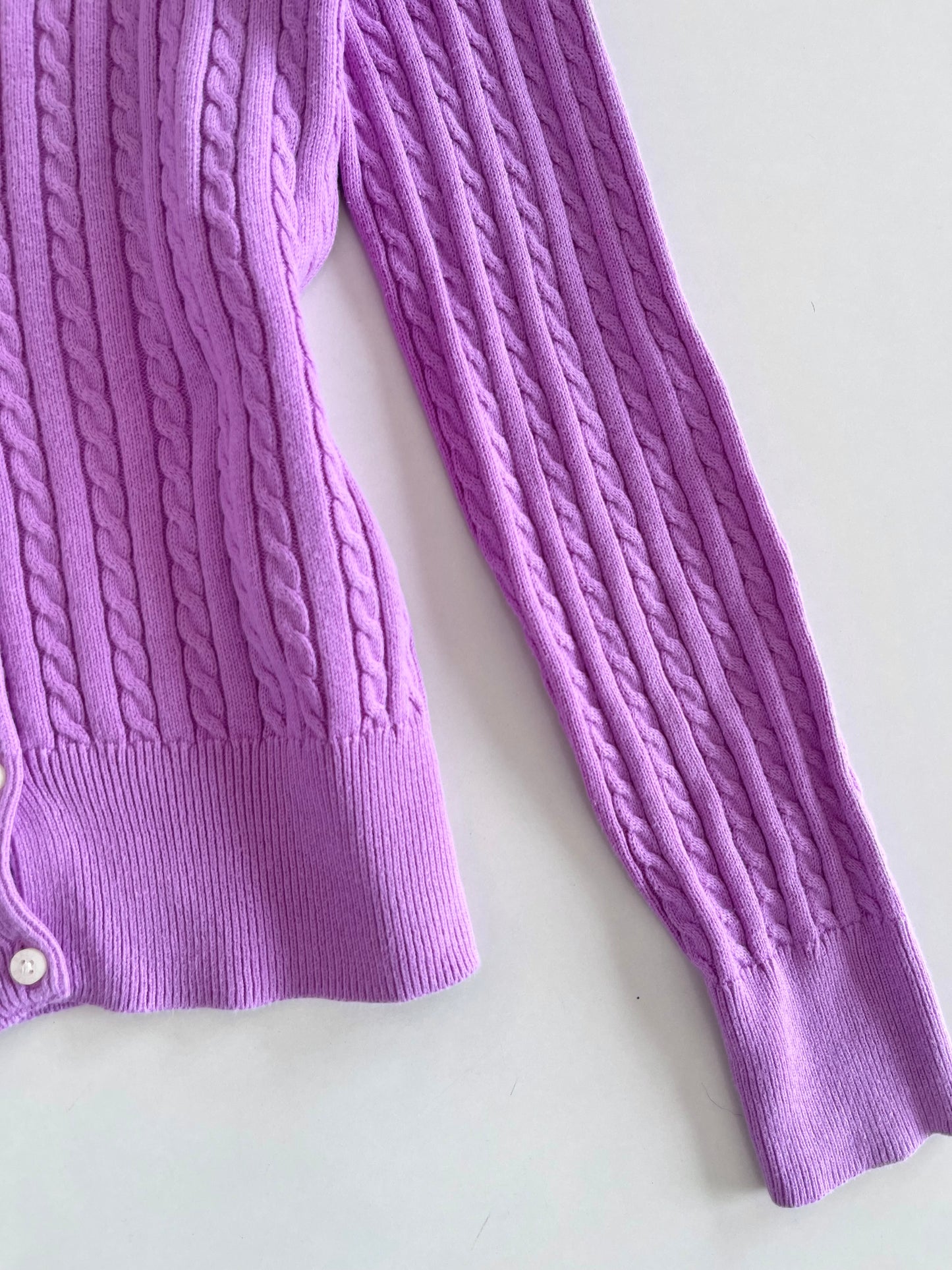 Ralph Lauren 100% Cotton Vintage Cardigan-Bust 36 to 38