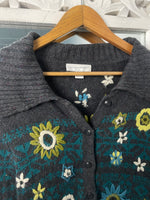 Load image into Gallery viewer, Christopher&banks Embroidered Sweater-Bust 40