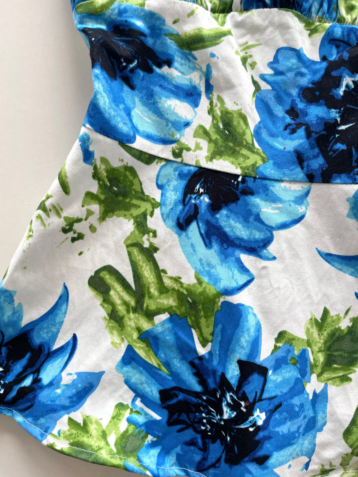 Dots Floral Vintage Top-Bust 34