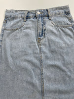 Load image into Gallery viewer, Long Denim Skirt-Waist 28