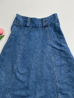 Load image into Gallery viewer, Long Denim Skirt-Waist 26