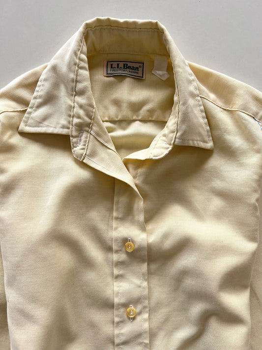 L.L.Bean Butter Yellow Shirt-Bust 36