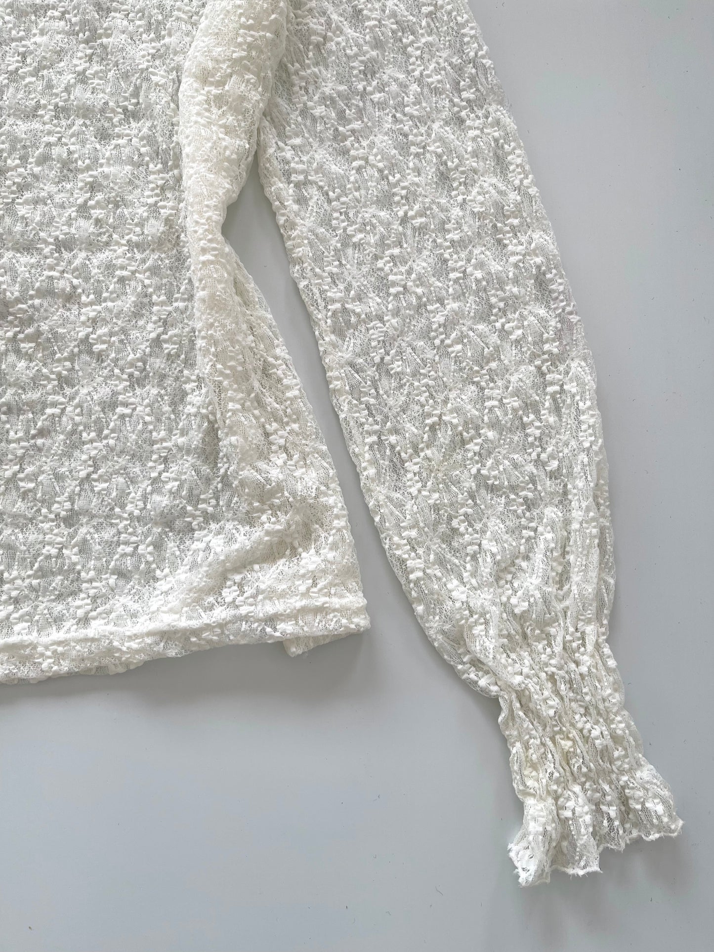 Lace Sheer Top-Bust 38 to 40