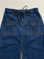 Load image into Gallery viewer, Long Denim Skirt-Waist 30