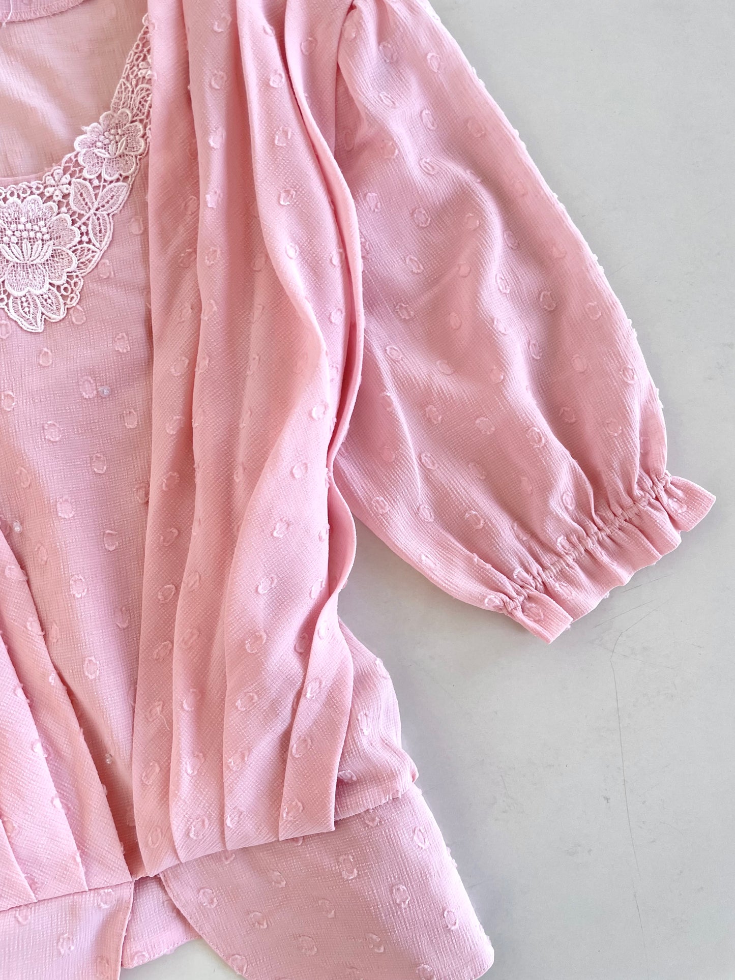 Lace Sheer Top-Bust 36 to 38