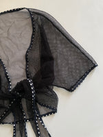 Load image into Gallery viewer, Fishnet Polka Dot Sheer Top-Bust 38 to 40