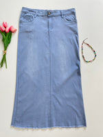 Load image into Gallery viewer, Denim Skirt-Waist 34