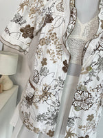 Load image into Gallery viewer, MARIE CLAIRE WHITE VINTAGE BLAZER - BUST 42