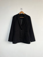 Load image into Gallery viewer, Black Vintage Blazer-Bust 38