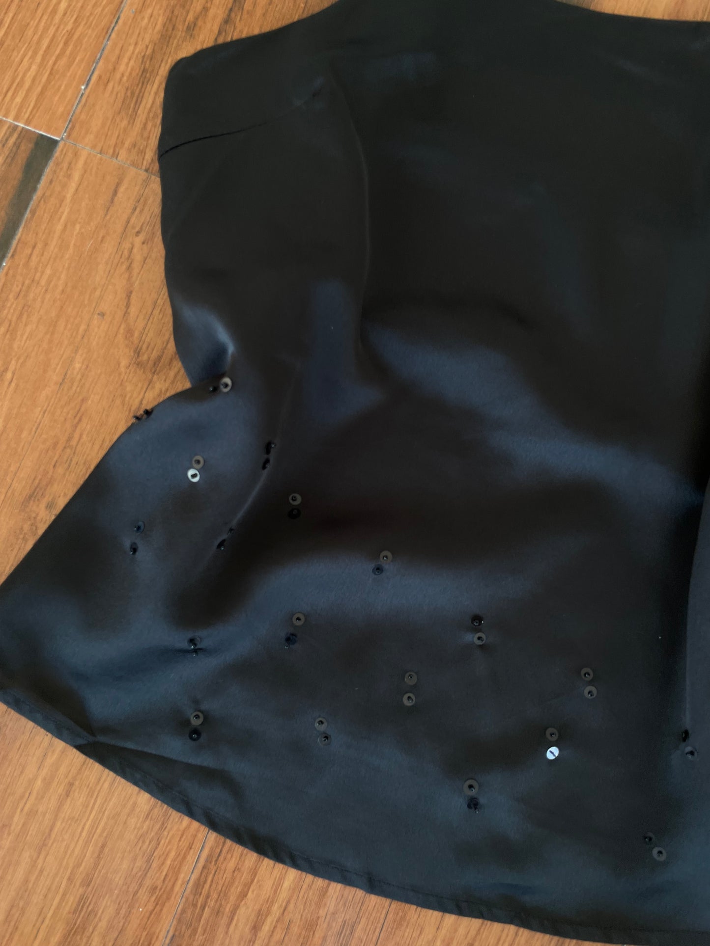 Satin Sequin Top-Bust 40