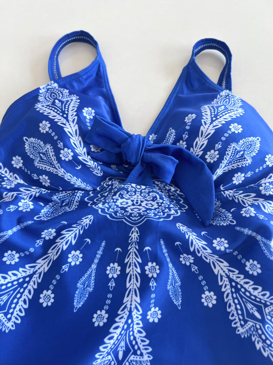 Y2k Blue Top-Bust 34