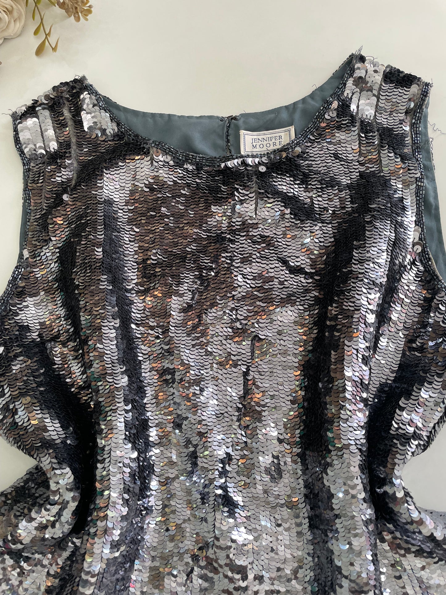 Jennifer Moore 100% Pure Silk Top-Bust 40