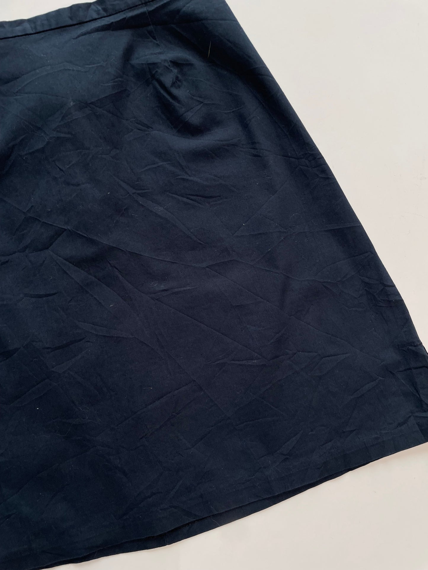 Moda Blue Cotton Skirt-Waist 28