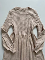 Load image into Gallery viewer, ALMOND CREAM WINTER DRESS - BUST 30 TO 36