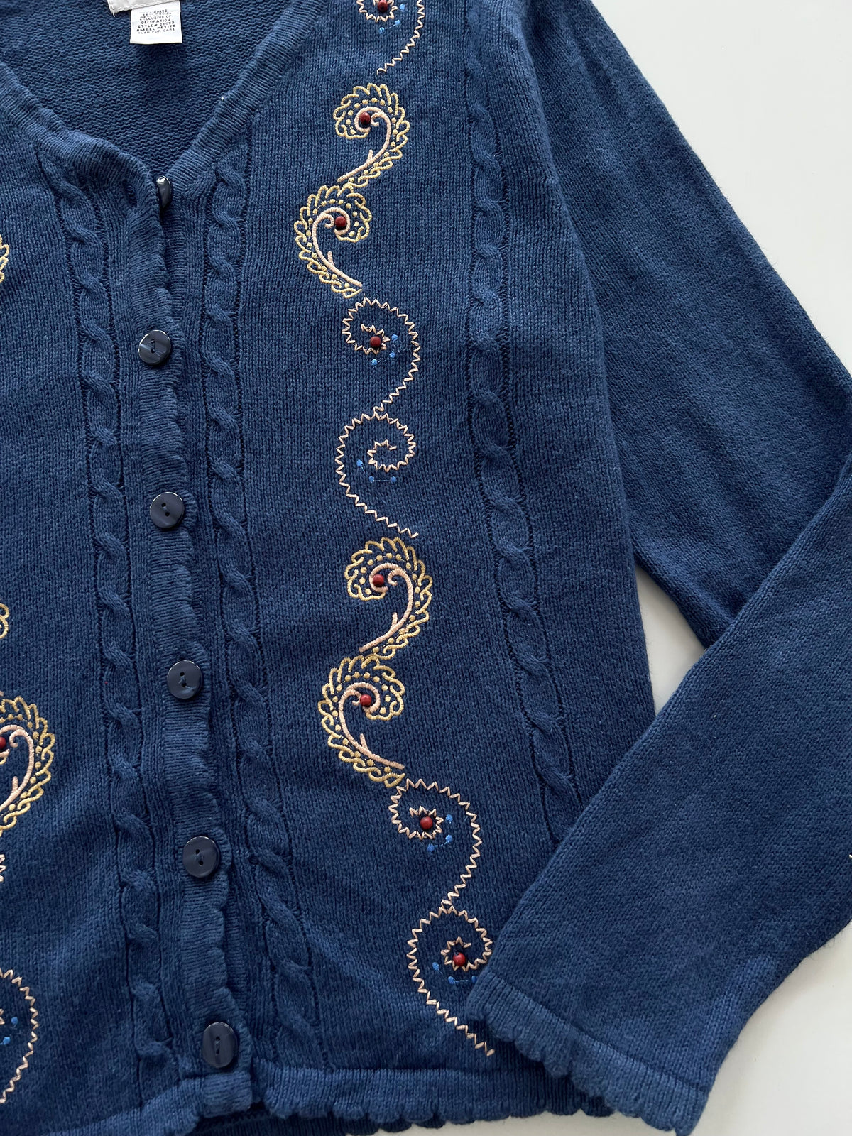 BonWorth Embroidered Sweater-Bust 44