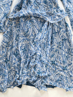 Load image into Gallery viewer, Eyelet Embroidered Chiffon Dress-Bust 34