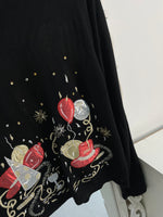 Load image into Gallery viewer, Karen Scott Embroidered Sweater-Bust 44