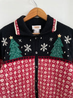 Load image into Gallery viewer, Talbots 100% Wool Embroidered Christmas Sweater-Bust 42