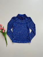 Load image into Gallery viewer, ROYAL BLUE LACE TOP - BUST 30 TO 32