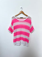 Load image into Gallery viewer, Sheer Crochet Top-Bust 46 to 50