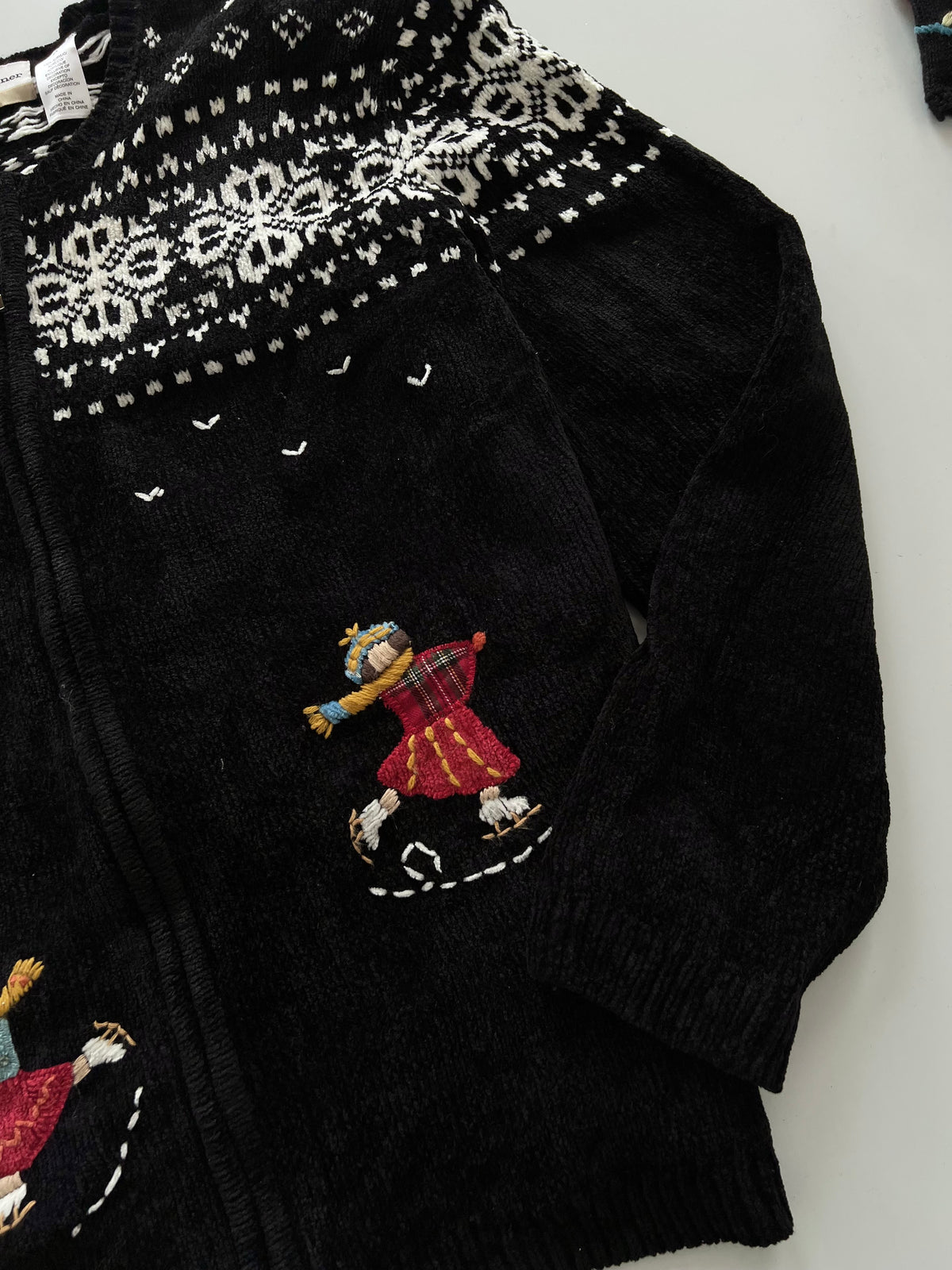 Alfred Dunner Embroidered Sweater-Bust 52