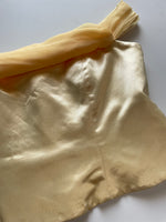 Load image into Gallery viewer, Lime Satin Top-Bust 40
