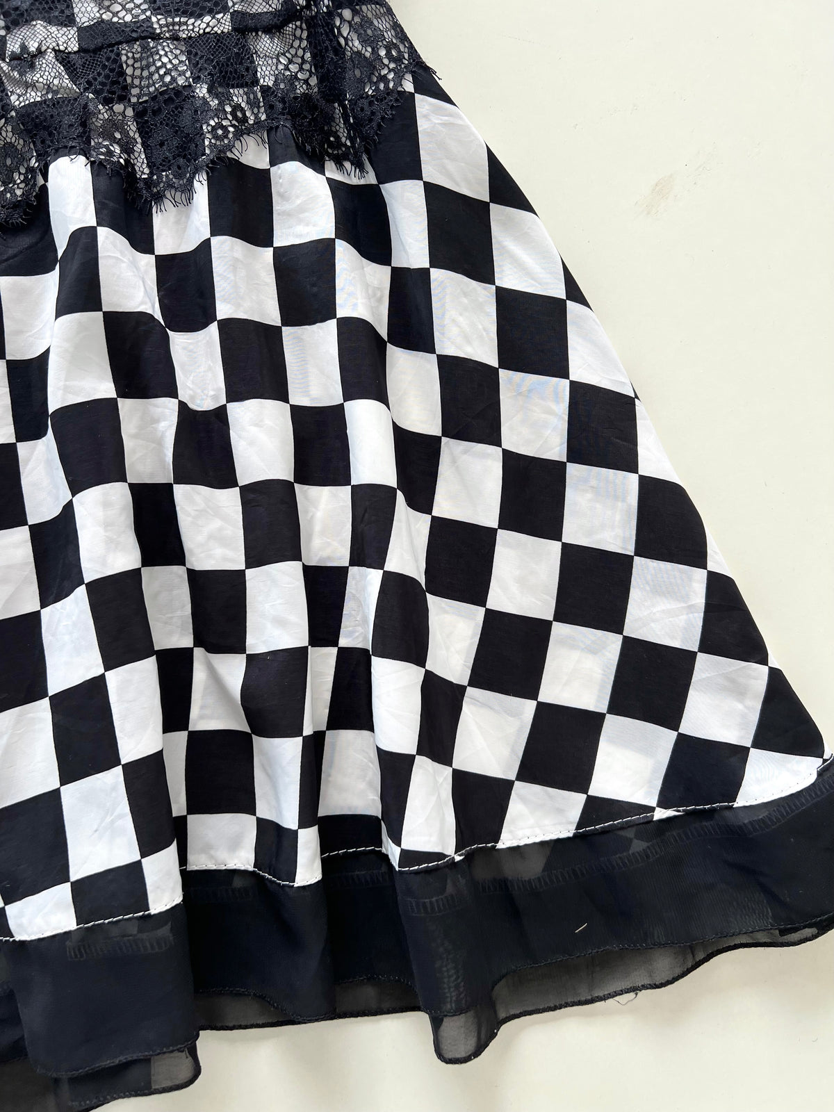 Y2k Checkered Dress-Bust 30