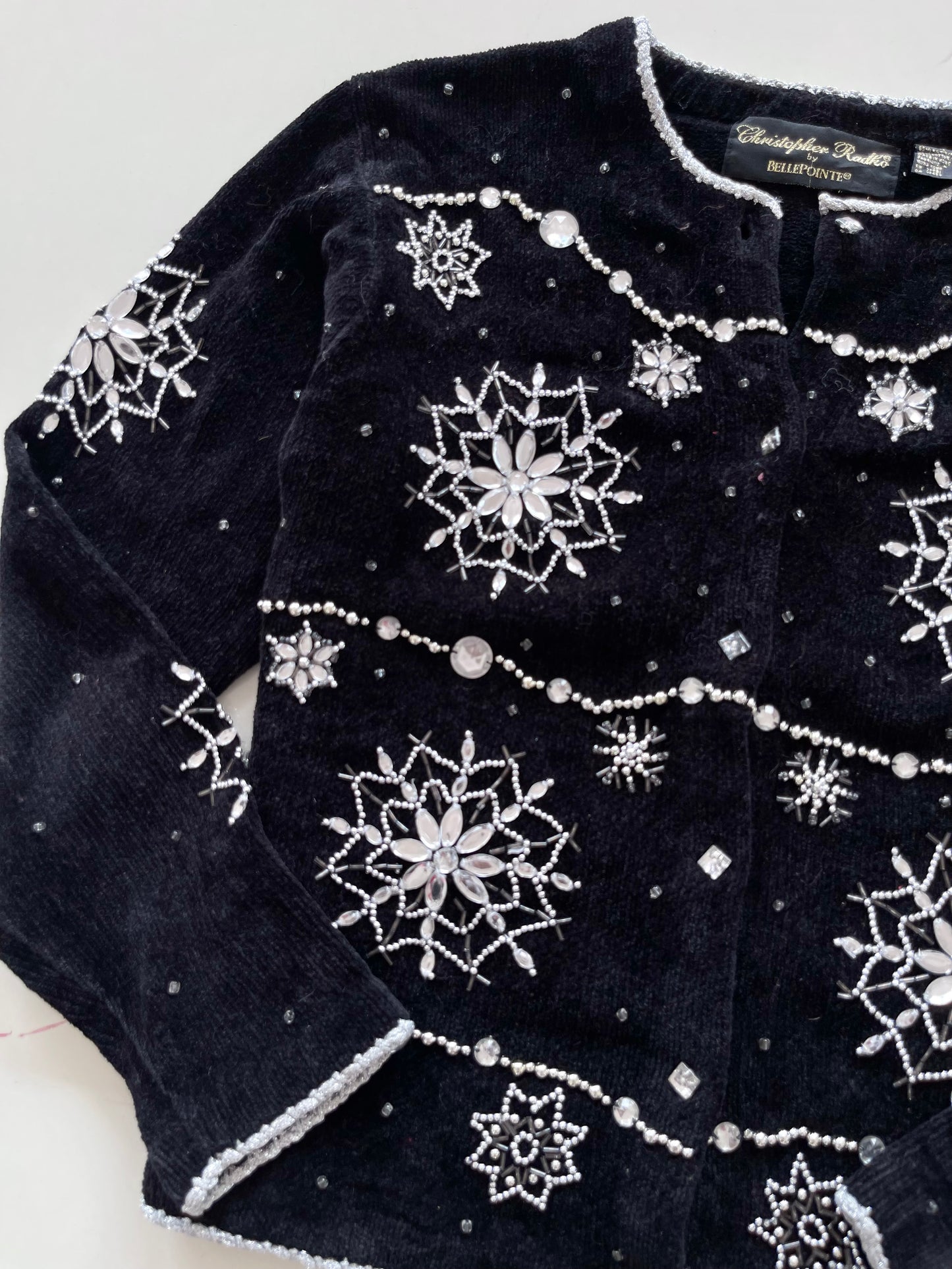 Christopher Radko Embroidered Sweater-Bust 38