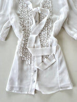 Load image into Gallery viewer, Jacquie Sheer Ruffle Top-Bust 40