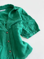 Load image into Gallery viewer, Zara Linen Shirt-Bust 44