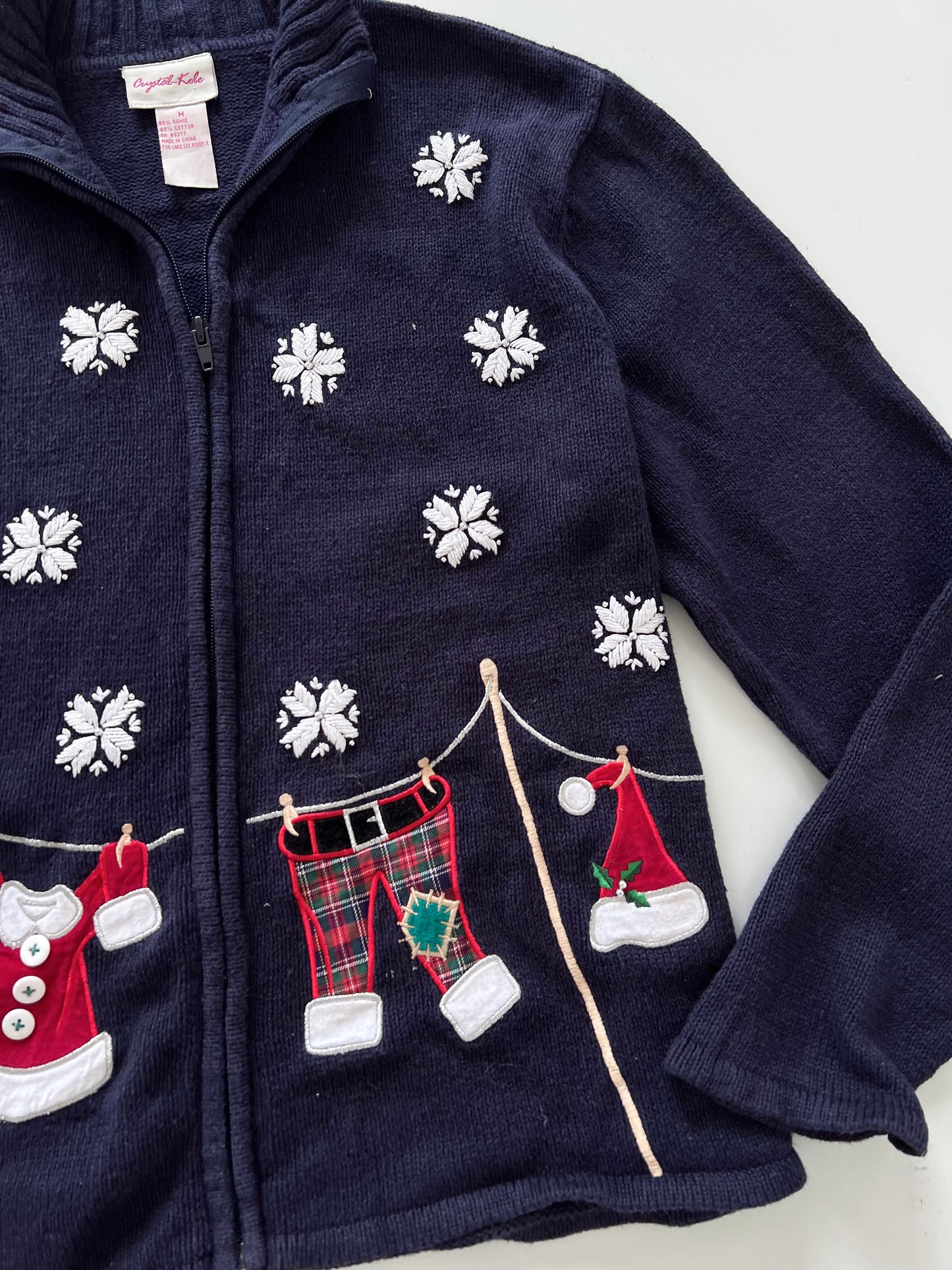 Crystal Kobe Christmas Zipper -Bust 44