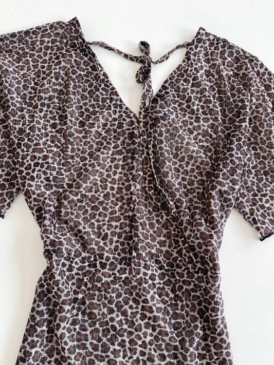 Sheer Coverup Dress-Bust 36