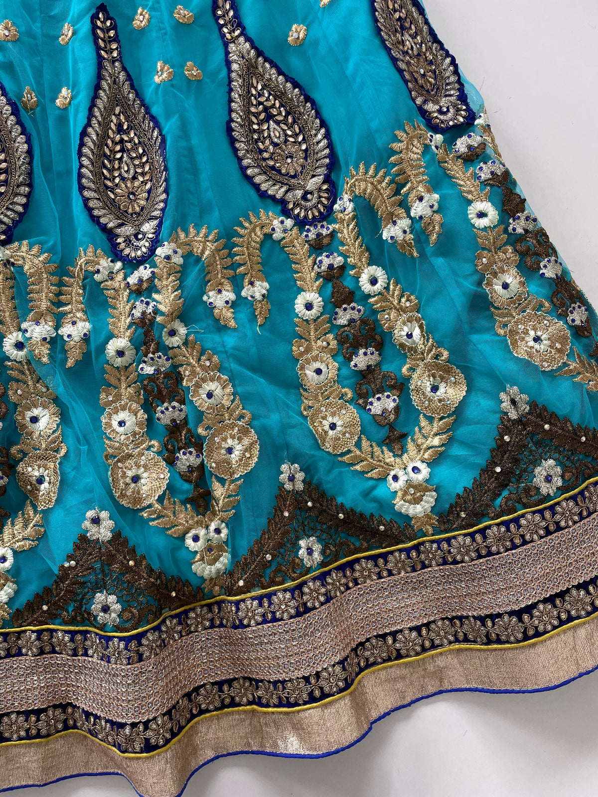 Embroidered Lehenga-Waist 32