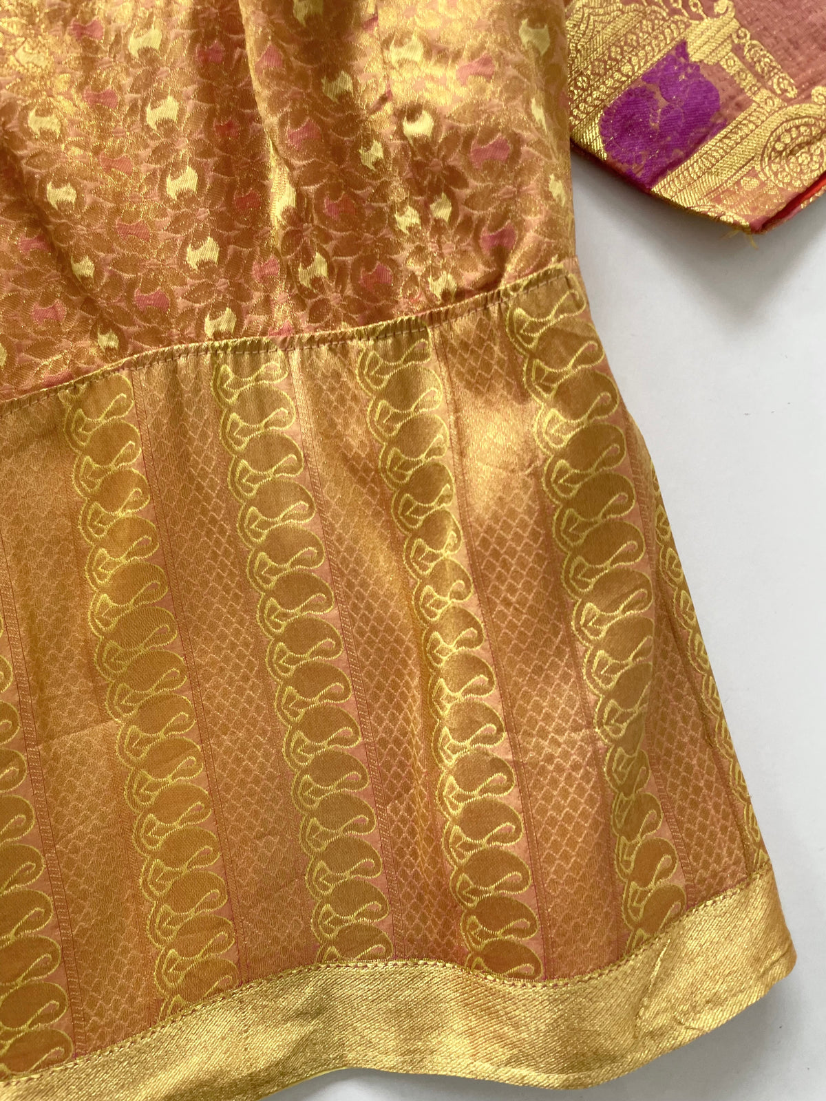 Desi Banarasi Jacquard Top-Bust 36