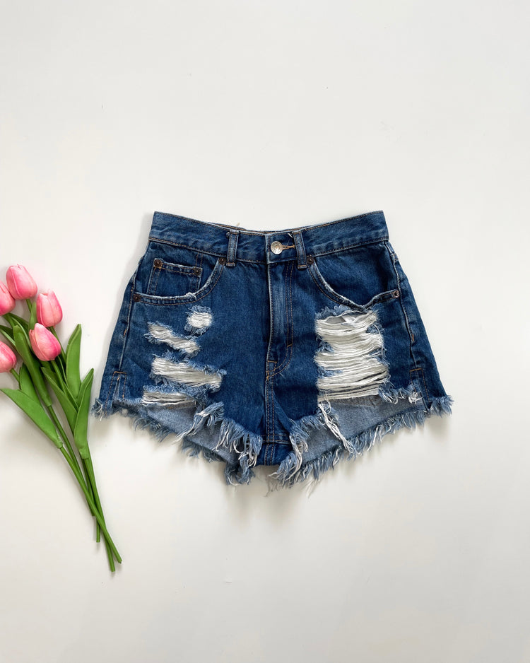 Denim shorts