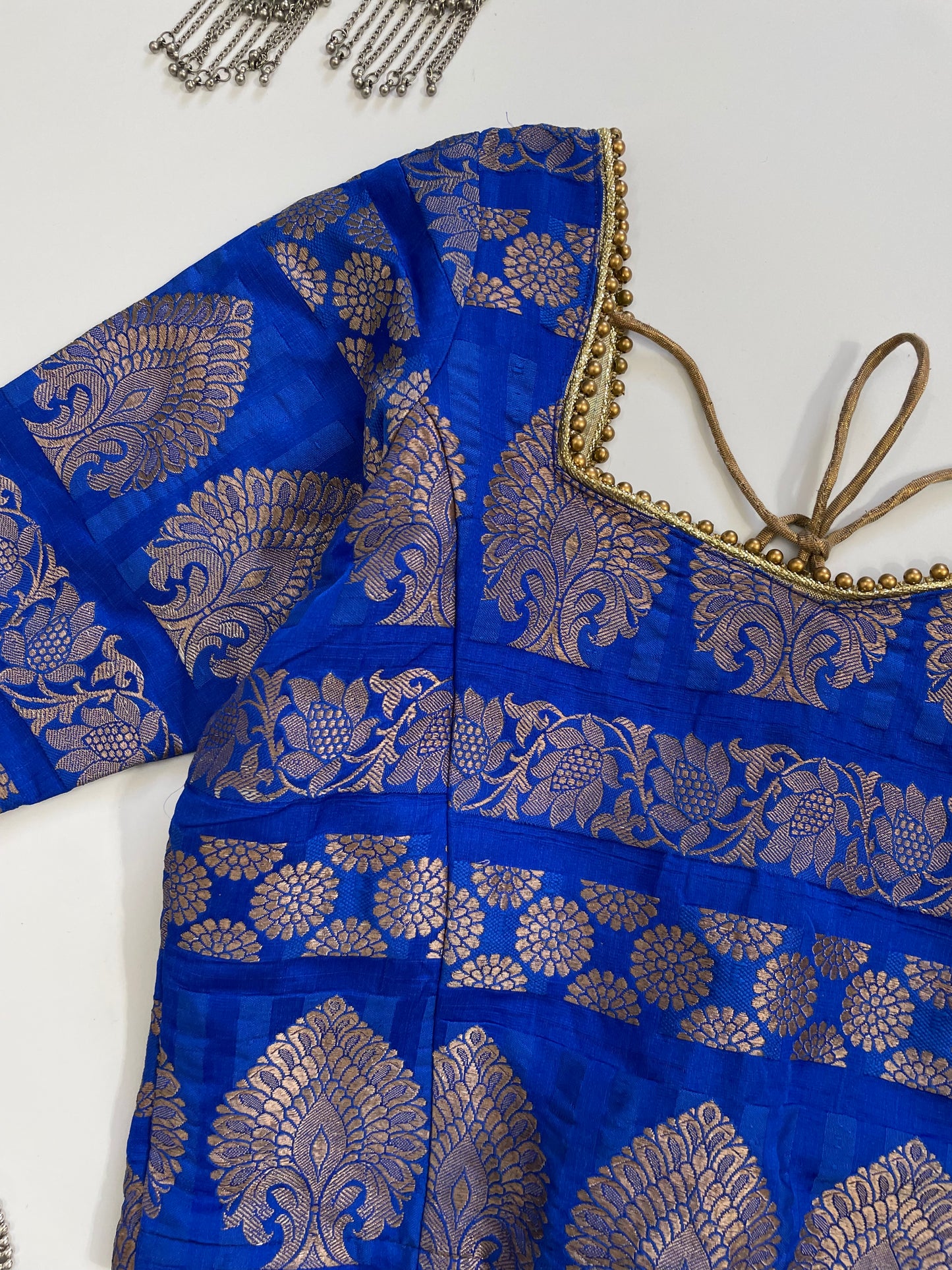Electric Blue Top-Bust 34