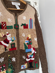 Heirloom Collectibles Embroidered Christmas Sweater-Bust 42