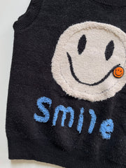 Smile Sweater Vest-Bust 42