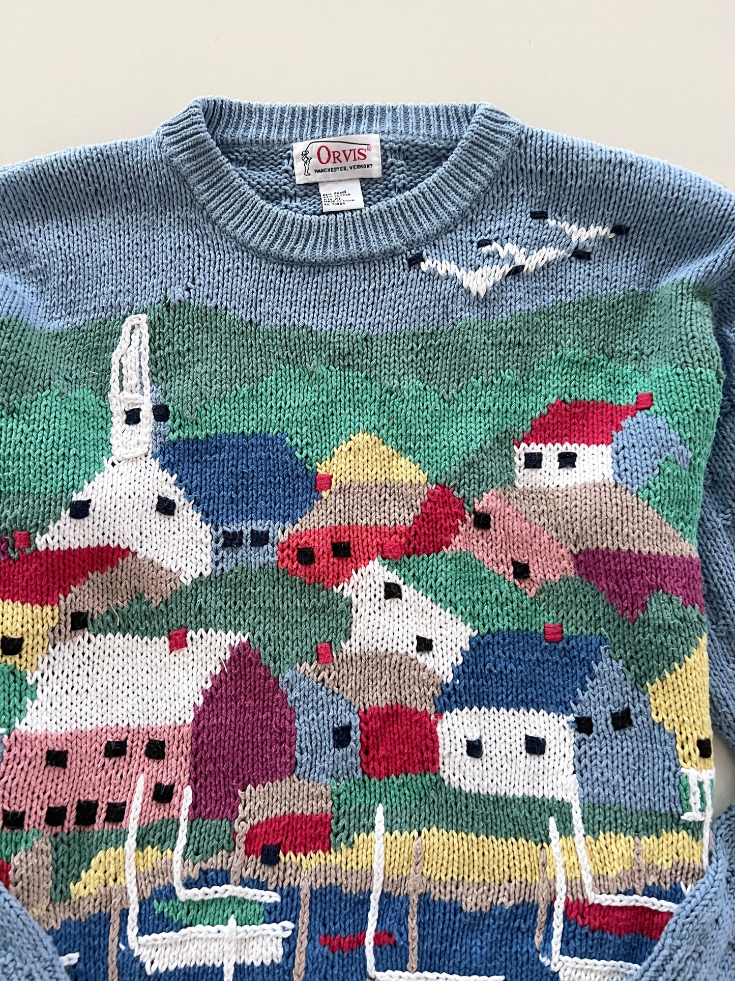 Orvis Embroidered Sweater-Bust 44
