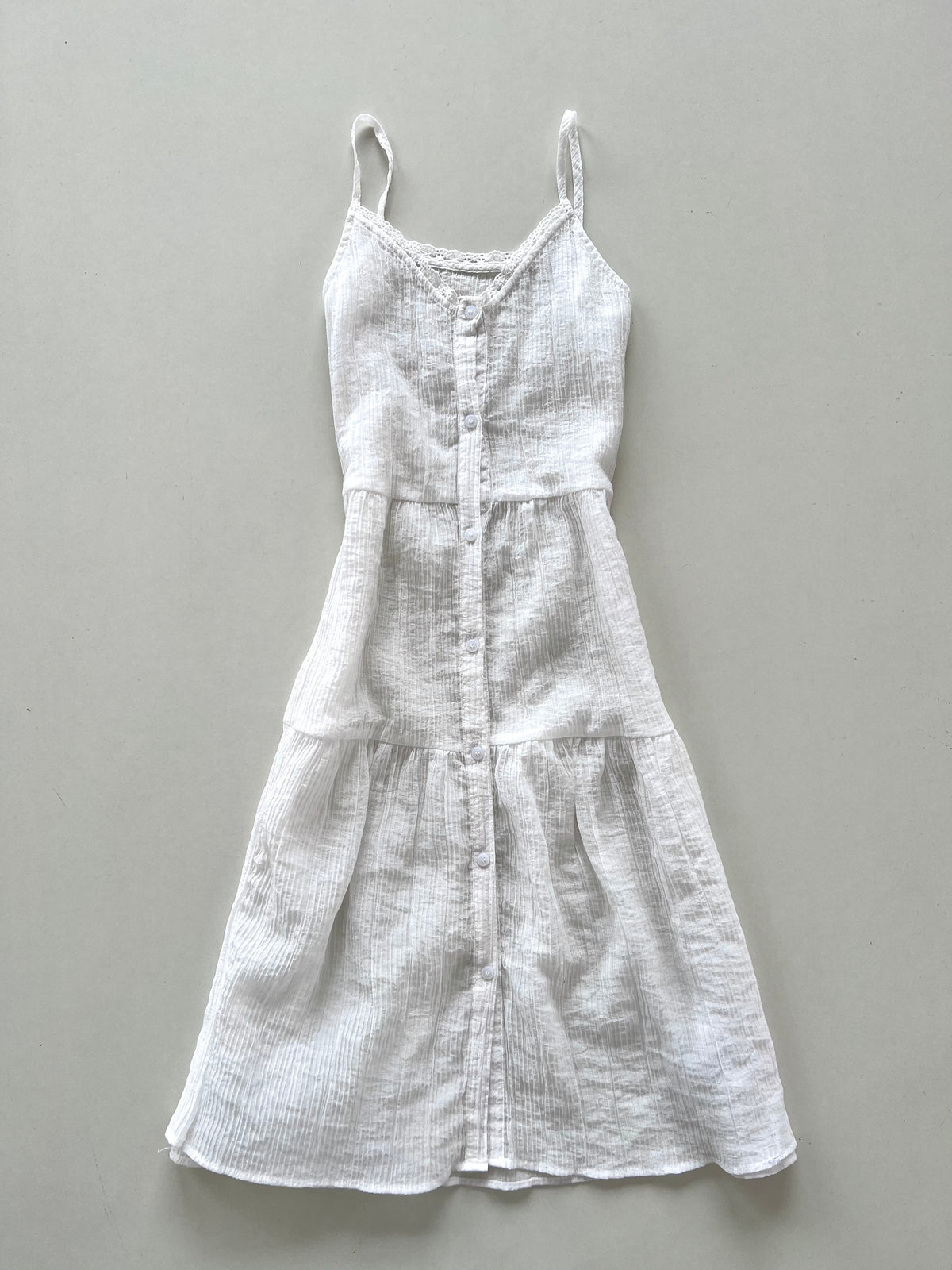 White Sheer Dress-Bust 32 to 34