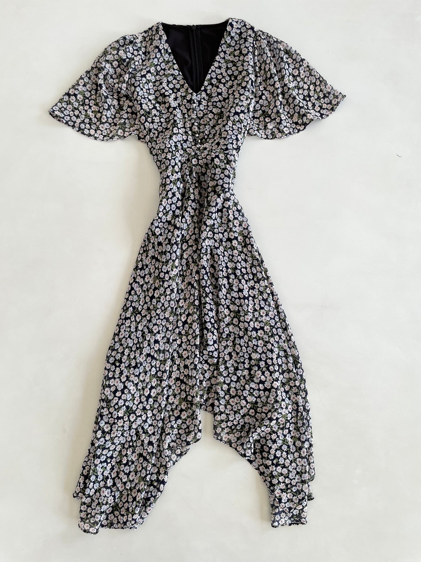 Asymmetric Dress-Bust 34