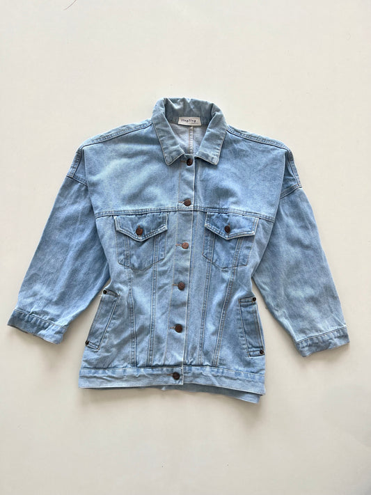 Jing Jing Baggy Denim Jacket-Bust 50