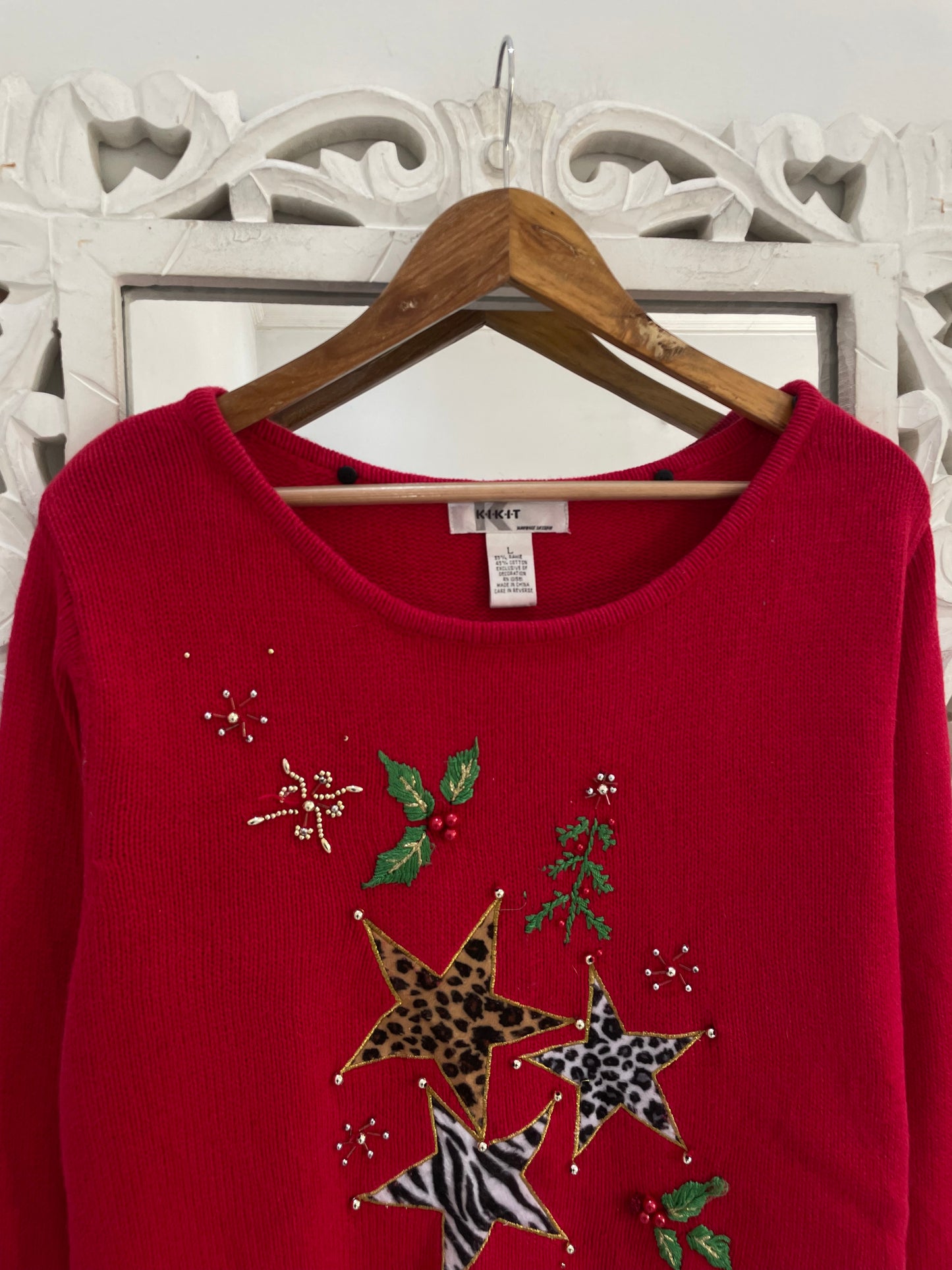 KIKIT Embroidered Sweater-Bust 42