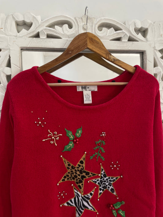 KIKIT Embroidered Sweater-Bust 42