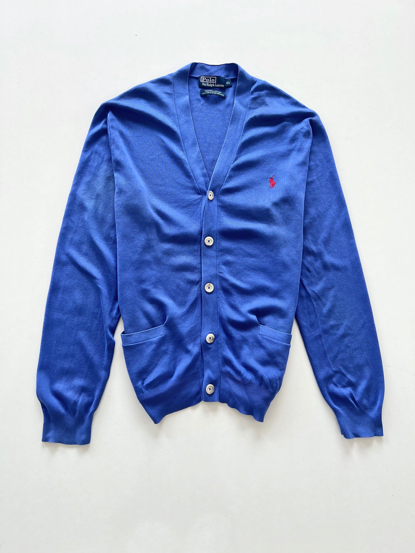 Ralph Lauren 100% Pima Cotton Vintage Cardigan-Bust 50